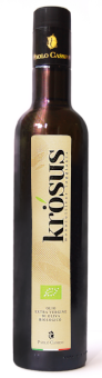 ORGANIC Extra Virgin Oil Krosus Monocultivar Taggiasca Bottle of 1 lt.