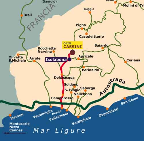 The map of our area