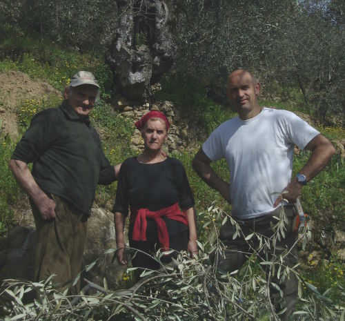 Io con papà Giannino e mamma Denise